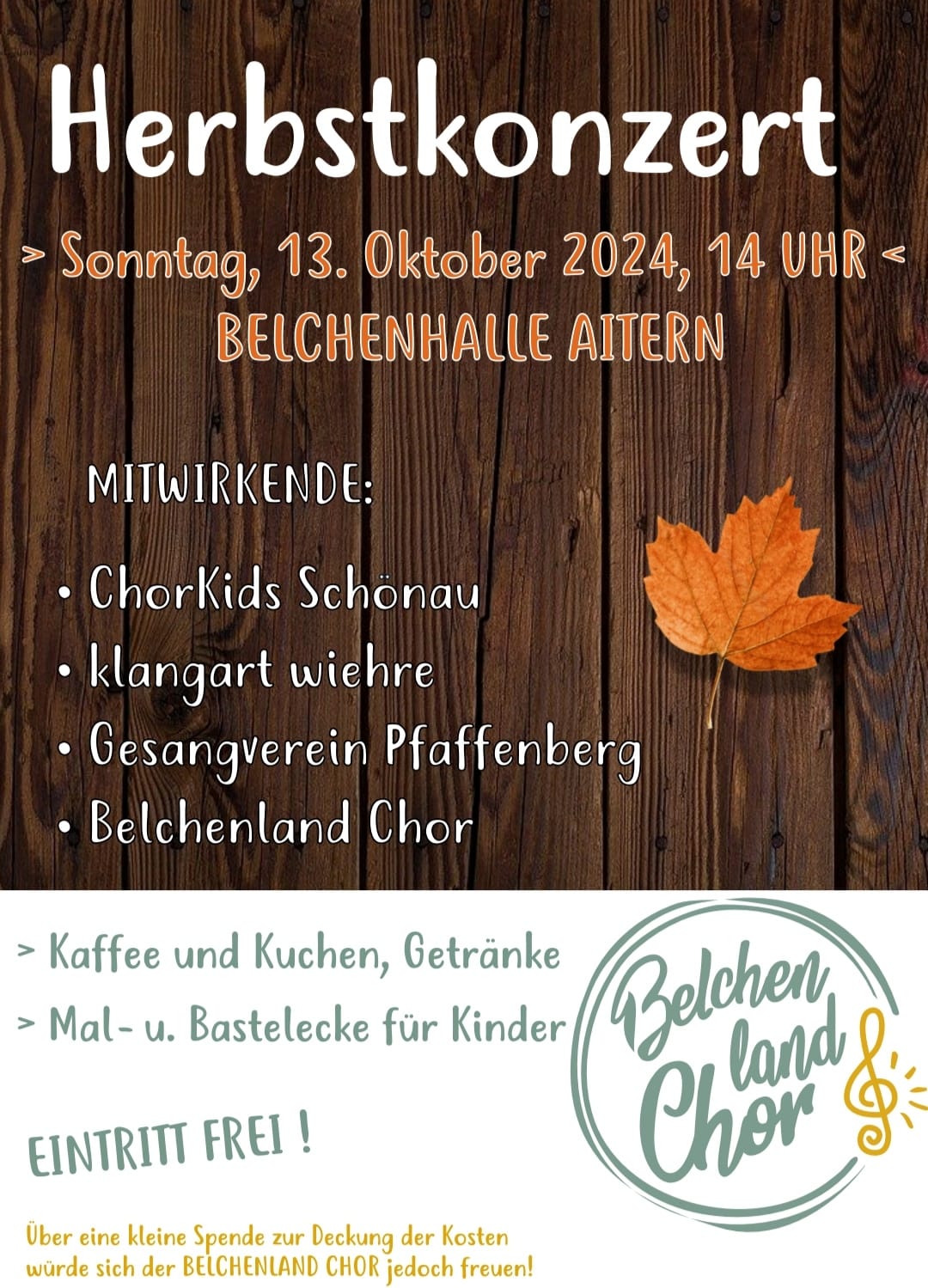 Plakat Herbstkonzert 2024